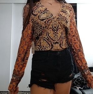 Free people pullover blouse